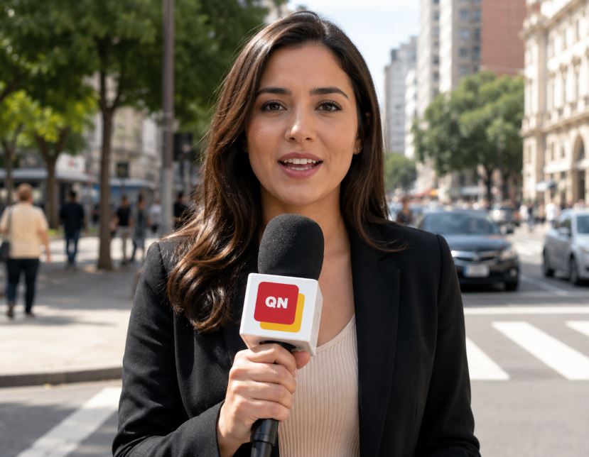 Reporter da Quanta Noticia em pauta jornalistica